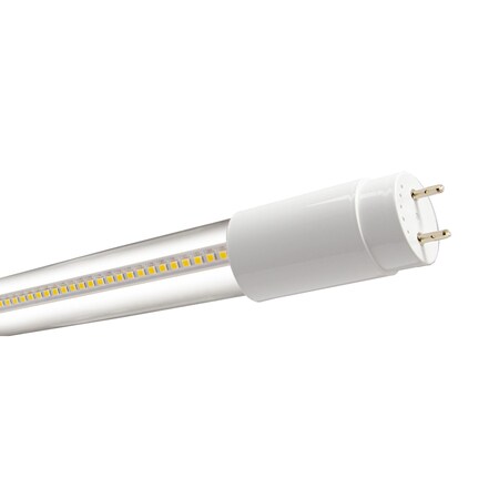 T8-4FT-TYPB-2E-18W-40K-C4FT. T8 LED GLASS TUBE LAMPS DIMMABLE DIRECT A/C (one End N+L), PK 36